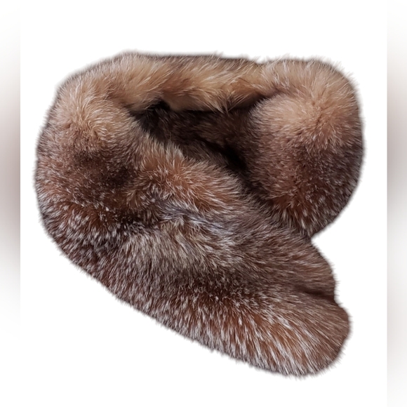 Fur Shawl likely Red Fox Measurements in Pics - Picture 1 of 7